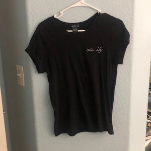 Black “as if” Clueless t-shirt